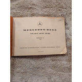 1965 Mercedes Benz W108 W109 Type 250S 250SE 300SEb Parts Catalog A 12110 Vtg SC