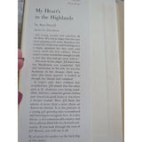 My Hearts In The Highlands Ann Durell DJ HC Vtg 1958 Doubleday First Edition
