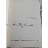 My Hearts In The Highlands Ann Durell DJ HC Vtg 1958 Doubleday First Edition
