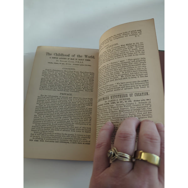 Faith And Reason Heart Soul And Hand Work Halsey R Stevens HC Vtg Antique