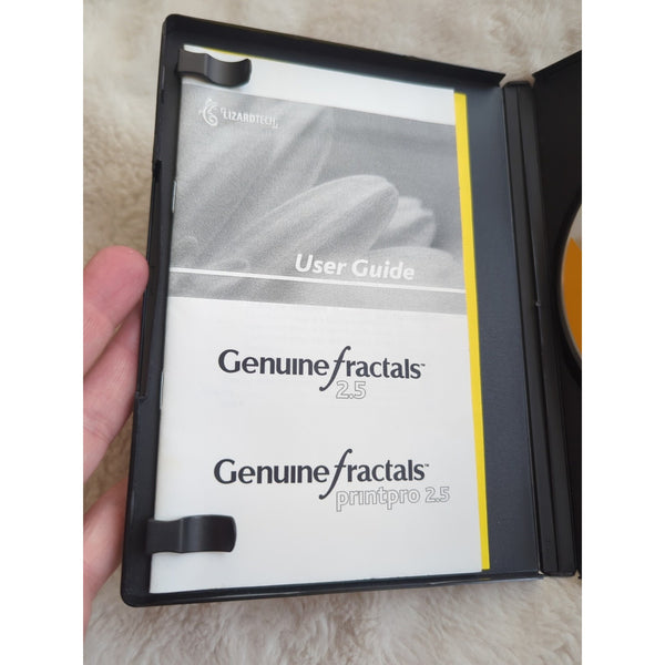 Genuine Fractals 2.5 Lizard Tech 2001 Vtg Mac And Windows 98/2000/XP