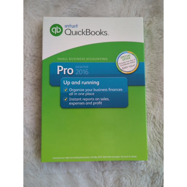 Quickbooks Desktop Pro 2016 Windows 7 - 8.1 - Vista NO SUBSCRIPTION- AUTHENTIC