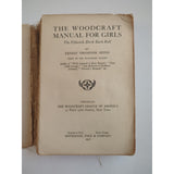 The Woodcraft Manual for Girls of the Woodcraft League 1918 ET Seton Signed Ed
