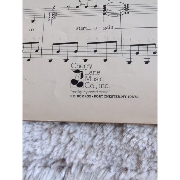 White Wedding Part 1 Words And Music  BILLY IDOL CHRYSALIS SHEET MUSIC BOOK 1982