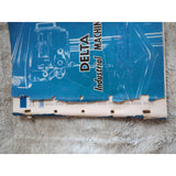 DELTA MILWAUKEE INDUSTRIAL MACHINE TOOL CATALOG BOOK AB-53 1955 W PRICE LIST