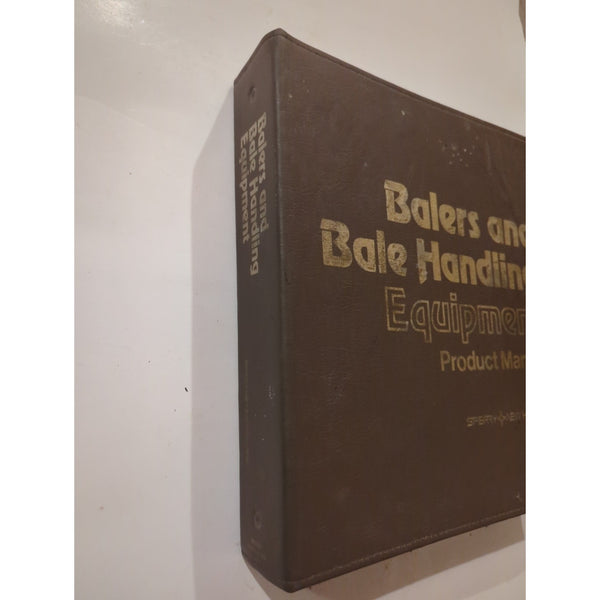 New Holland Balers Equipment Sales Information Manual Set Binder Vintage