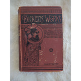 Pickwick Papers by Charles Dickens Works Antique Victorian Hardcover Novel 1890s