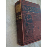 Pickwick Papers by Charles Dickens Works Antique Victorian Hardcover Novel 1890s