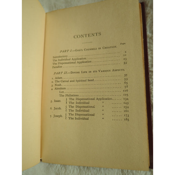 Genesis In The Light Of The New Testament F W Grant Circa 1900s Loizeaux HC Vtg