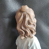 Rare Home Interiors Elana and Scooter Porcelain Statue #12240 13” Tall 2004