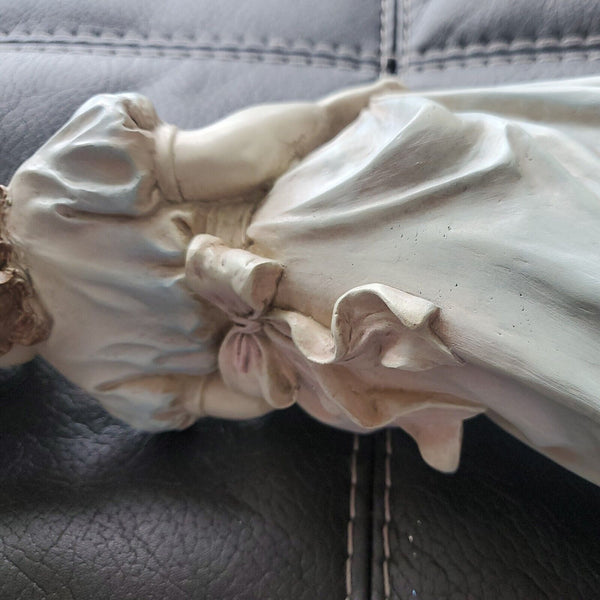 Rare Home Interiors Elana and Scooter Porcelain Statue #12240 13” Tall 2004