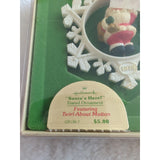 Hallmark Twirl About Snowflake Santa Claus Christmas Vintage 1979 Ornament