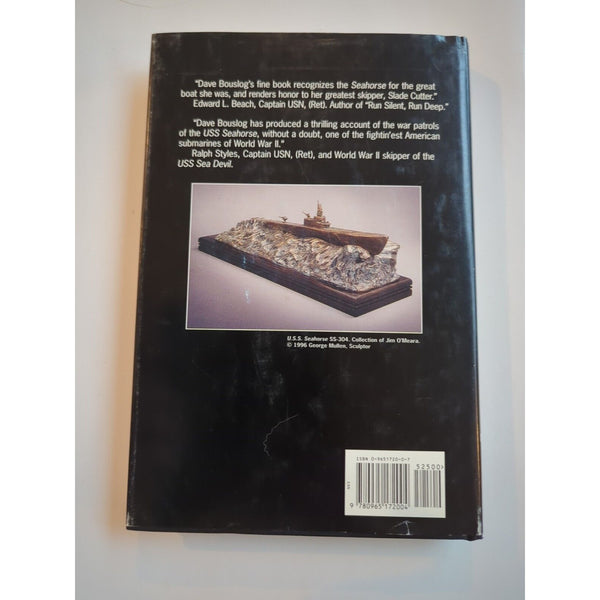 MARU KILLER: THE WAR PATROLS OF THE USS SEAHORSE By Dave Bouslog HC DJ Signed