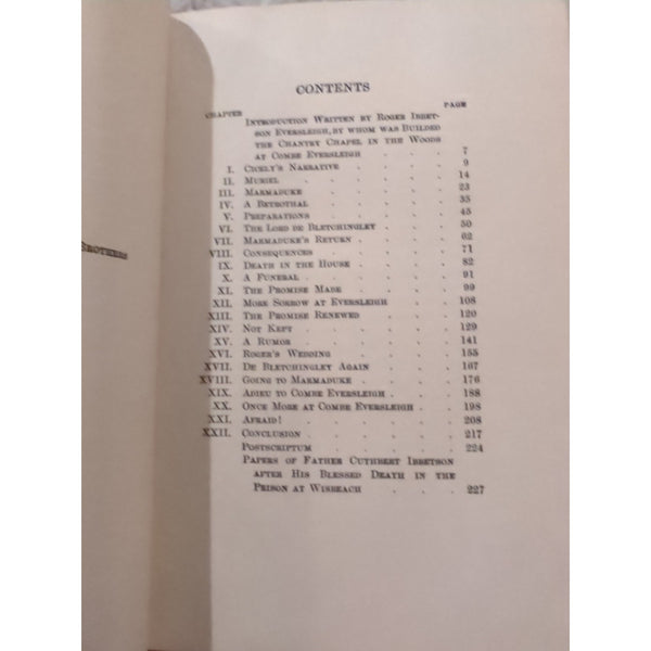 The Shadow of Eversleigh Jane Lansdowne HC 1913 Vtg Benziger Brothers