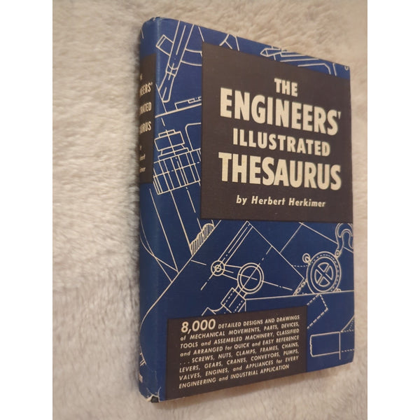 The Engineers Illustrated Thesaurus Herbert Herkimer 1952 HC DJ Vtg 1st Edition