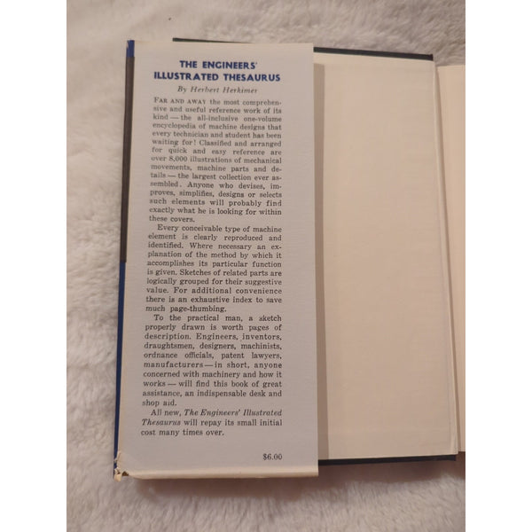 The Engineers Illustrated Thesaurus Herbert Herkimer 1952 HC DJ Vtg 1st Edition