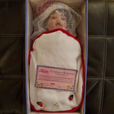 Cathay Collection Vintage Gabriela Porcelain Baby Doll 1 of 5000 Christmas Theme