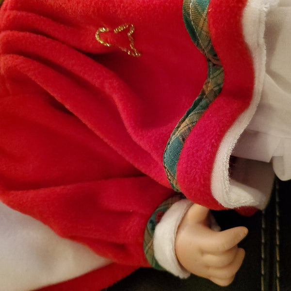 Cathay Collection Vintage Gabriela Porcelain Baby Doll 1 of 5000 Christmas Theme