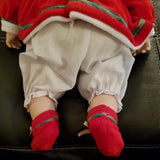 Cathay Collection Vintage Gabriela Porcelain Baby Doll 1 of 5000 Christmas Theme