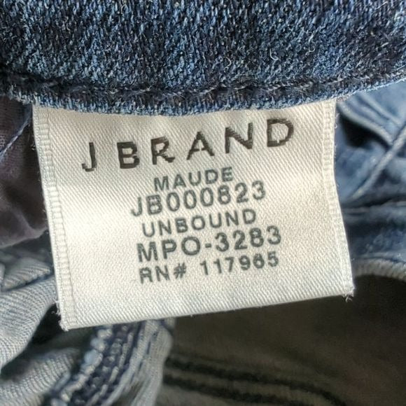 J Brand Darker Wash Mid Rise Maude Skinny Blue Jeans Size 29