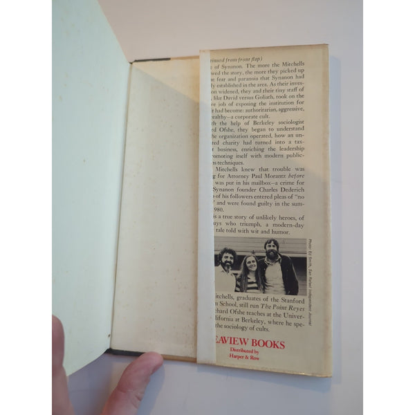 The Light on Synanon by Dave Mitchell 1980 1st Edition HC DJ Vtg Seaview Books