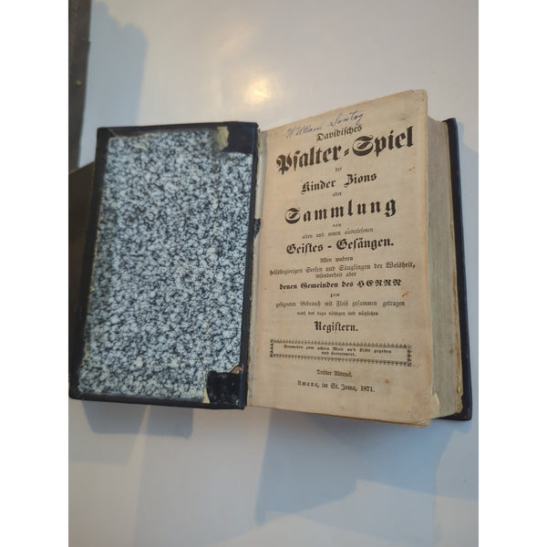 Davidisches Psalter Spiel der Kinder Zions oder Sammenlung (Psalms of David) HC