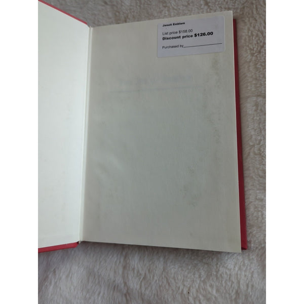 G Richard Dimler Jesuit Emblem Bibliography of Secondary Literature 1st 2005 HC