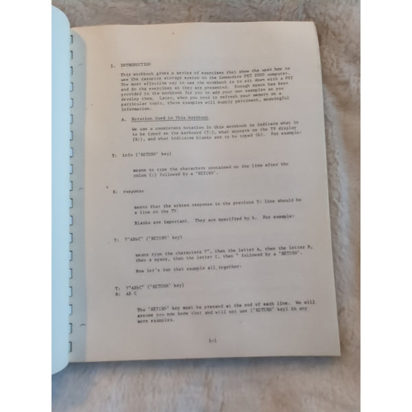 Commodore Complete Programming Coding Usage Manual Large Spiral Bound Repro Vtg