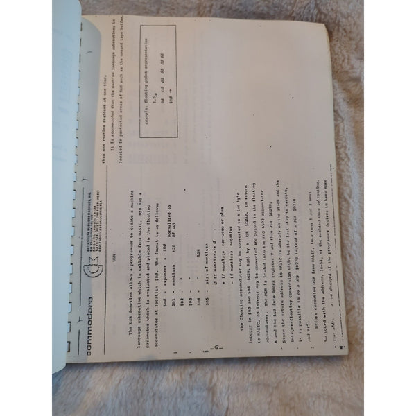 Commodore Complete Programming Coding Usage Manual Large Spiral Bound Repro Vtg