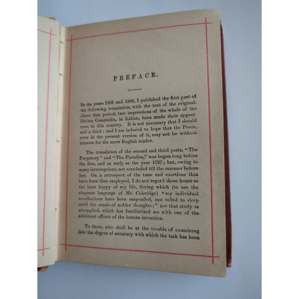 The Vision or Hell Purgatory & Paradise Dante Alighieri 1880 (C) Rev H F Cary HC