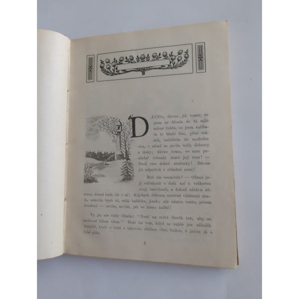 Babicka By Bozena Nemcova 1916 HC Antique Narodni Tiskarna Zivota Czech