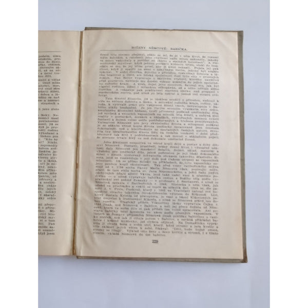 Babicka By Bozena Nemcova 1916 HC Antique Narodni Tiskarna Zivota Czech