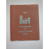 Akron OH  Burt Manufacturing Co Burt Handbook Of Ventilation Data Many Pieces SC
