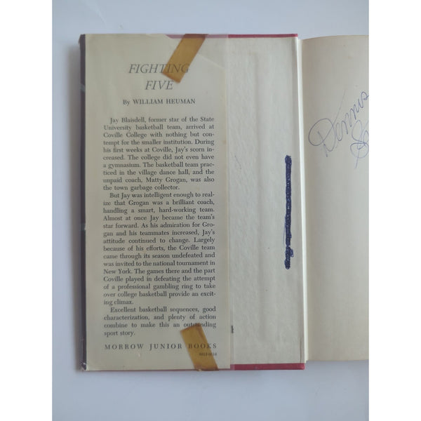 Fighting Five by William Heuman HC DJ Vtg 1950 First Edition Ex Library