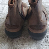 Merrell Luxe Bitter Chocolate Brown Suede Leather Ankle Calf Booties Size 9.5