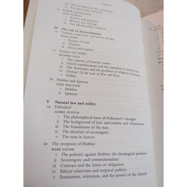 Cambridge History of Political Thought 1450-1700 JH Burns Mark Goldie SC 1994