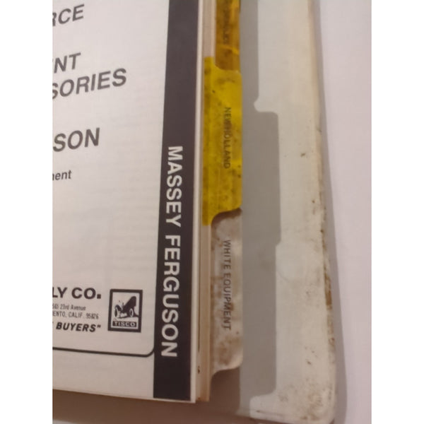 Tisco Tractor Implement Supply Co Price List Tractor Parts List Binder  Vtg