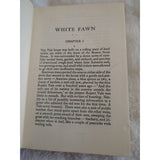 White Fawn Olive Higgins Prouty 1931 Grosset & Dunlap HC Vtg No Dust Jacket 1st