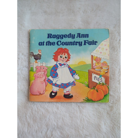 1987 Vintage Raggedy Ann At The Country Fair Michelle Davidson Laurie Struck SC