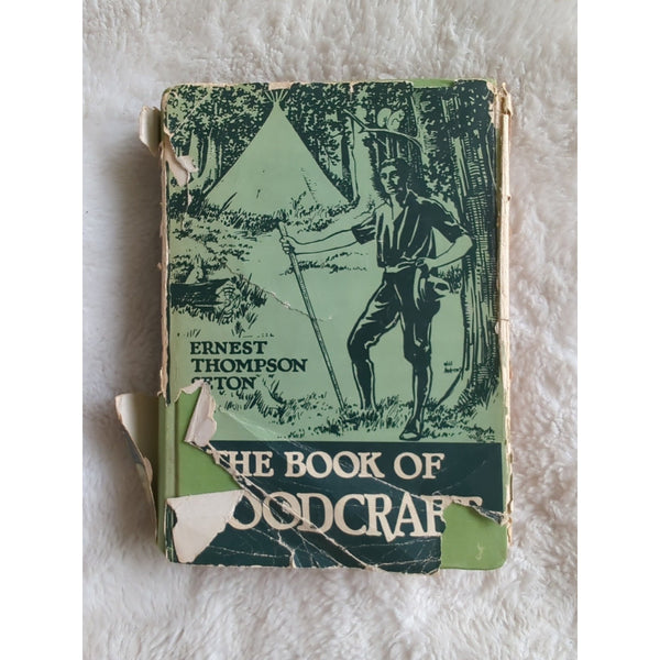 The Book Of Woodcraft Ernest Thompson Seton HC DJ 1921 Woodcraft Indians Scouts