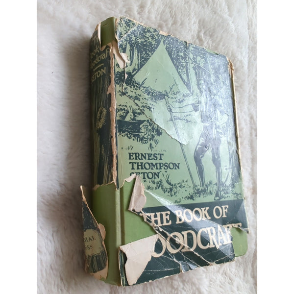 The Book Of Woodcraft Ernest Thompson Seton HC DJ 1921 Woodcraft Indians Scouts