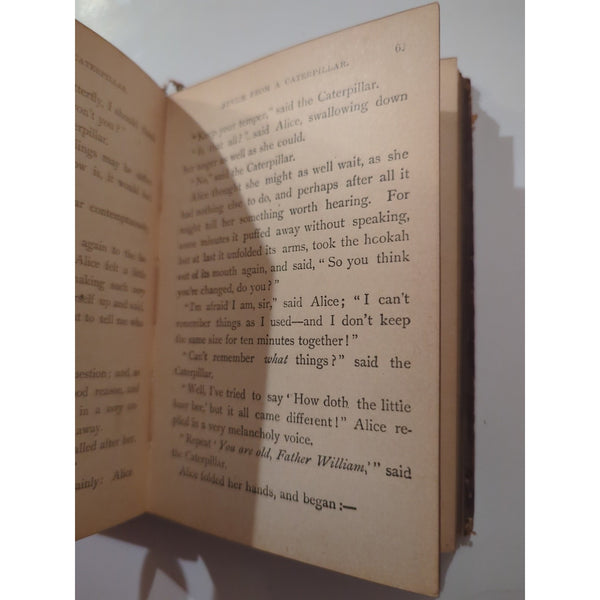 1887 Circa Alice’s Adventures in Wonderland Lewis Carroll Tenniel Illustrated HC