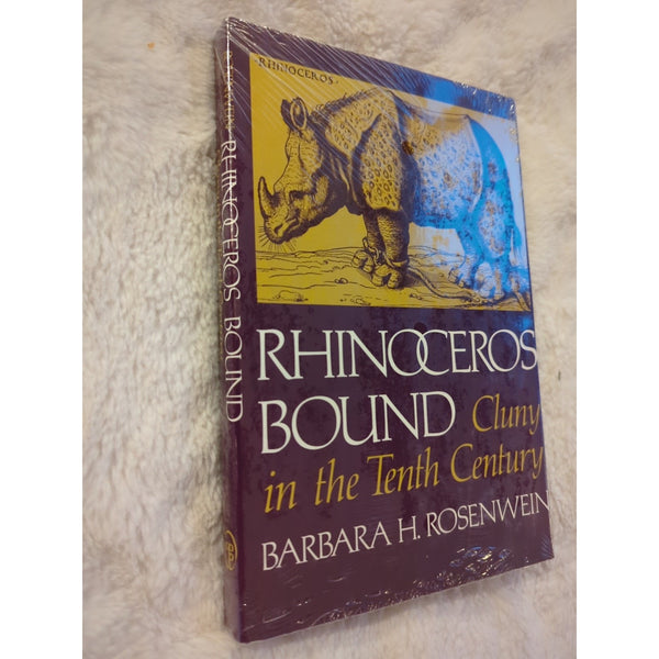Rhinoceros Bound Cluny in the Tenth Century HC DJ Barbara Rosenwein 1982 NOS