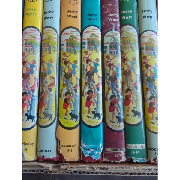 Happy Hollisters 32 Book Set Lot Hardcover Most With DJ Jerry West Doubleday Vtg