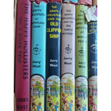Happy Hollisters 32 Book Set Lot Hardcover Most With DJ Jerry West Doubleday Vtg