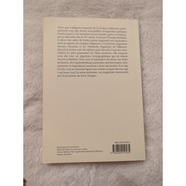 La Justice Dans Ses Decors Christian Nils Robert Libraries Droz 2006 SC