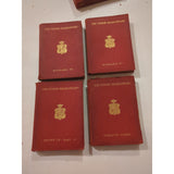 THE TUDOR SHAKESPEARE Collection Rough Cond Red Leather Macmillan 34 Vols Vtg