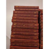 THE TUDOR SHAKESPEARE Collection Rough Cond Red Leather Macmillan 34 Vols Vtg
