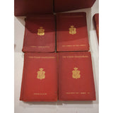 THE TUDOR SHAKESPEARE Collection Rough Cond Red Leather Macmillan 34 Vols Vtg