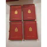 THE TUDOR SHAKESPEARE Collection Rough Cond Red Leather Macmillan 34 Vols Vtg